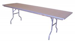 8' Banquet Tables Wood