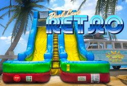 27' Double lane Retro Slide (Wet or Dry)