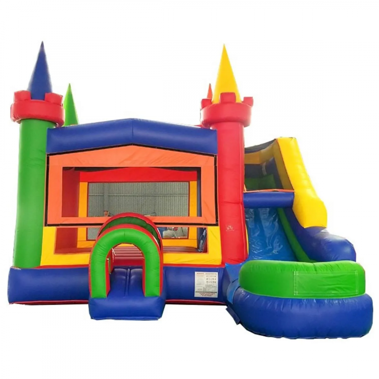 Rainbow Castle Bounce and Slide (Wet or Dry