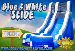 15' Blue & White Slide (Wet or Dry)