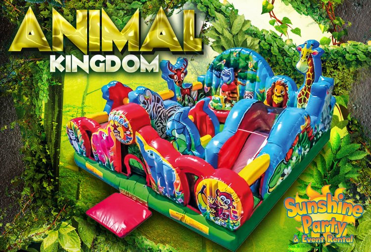 Animal Kingdom Bounce and Slide (Dry only)