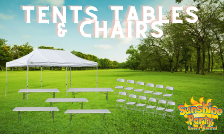 Tents, Tables and Chairs 