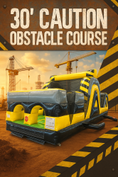 30’ Caution obstacle course
