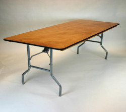 6'  Wood Banquet Tables