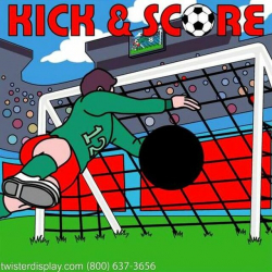 Kick & Score Soccer Frame Game
