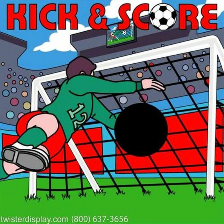 Kick & Score Soccer Frame Game