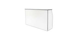 6ft Portable Bar (White)
