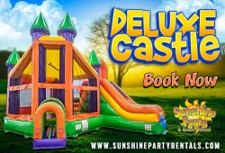 Deluxe Castle Bounce and Slide (Dry only)