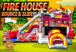 Fire House Bounce And Slide (Wet Or Dry)